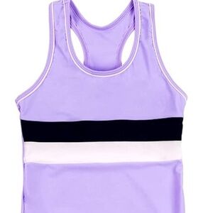 Little Girls' Summer Swimwear Two Piece Boyshort Tankini Kids Swimsuit